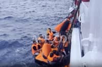 Search for 17 crews follows ship sinking
