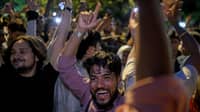 Protest site cleared after 'cockroach' movement scores win