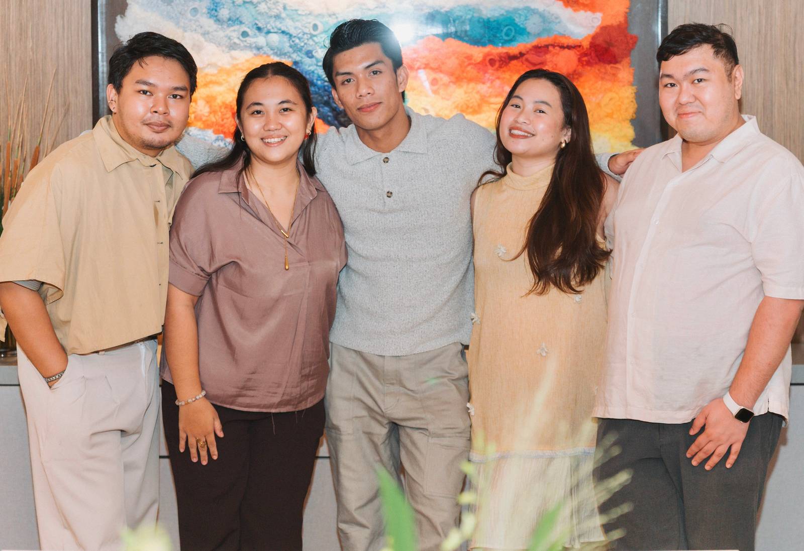 Matt Luna, Erin Malapitan, Adi Dorado, Cathriona Ramoso and Jimpy Anarcon.