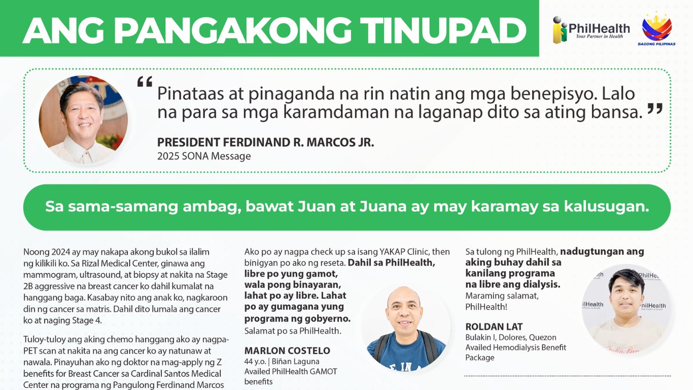 PhilHealth: Ang pangakong tinupad