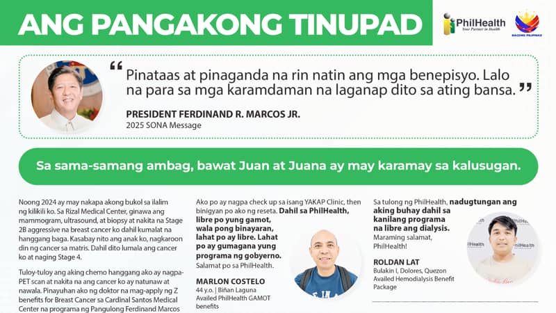PhilHealth: Ang pangakong tinupad