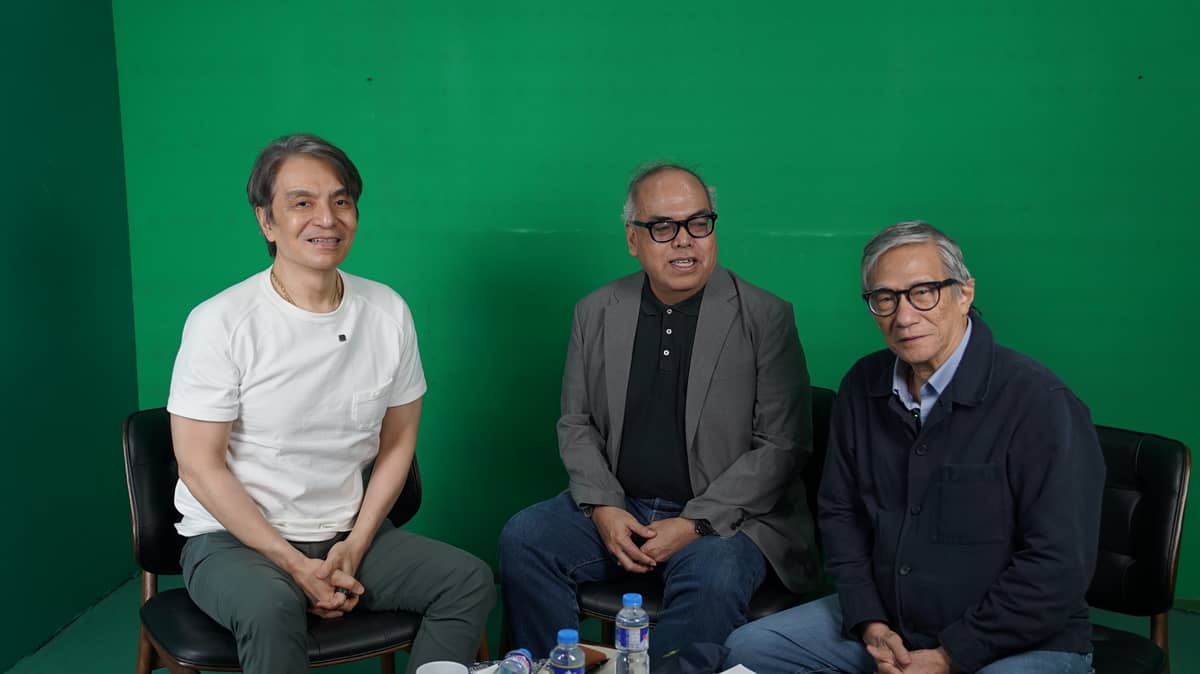Operation 20/20 Veteran legislator Toby Tiangco (left) revealed to ‘Straight Talk’ hosts Chito Lozada (middle) and Teddy Montelibano that fugitive former House member Zaldy Co was the culprit in the Floodgate scandal, whom he claimed was selling projects at a rate of 20 percent of the budget allocated for the structures.