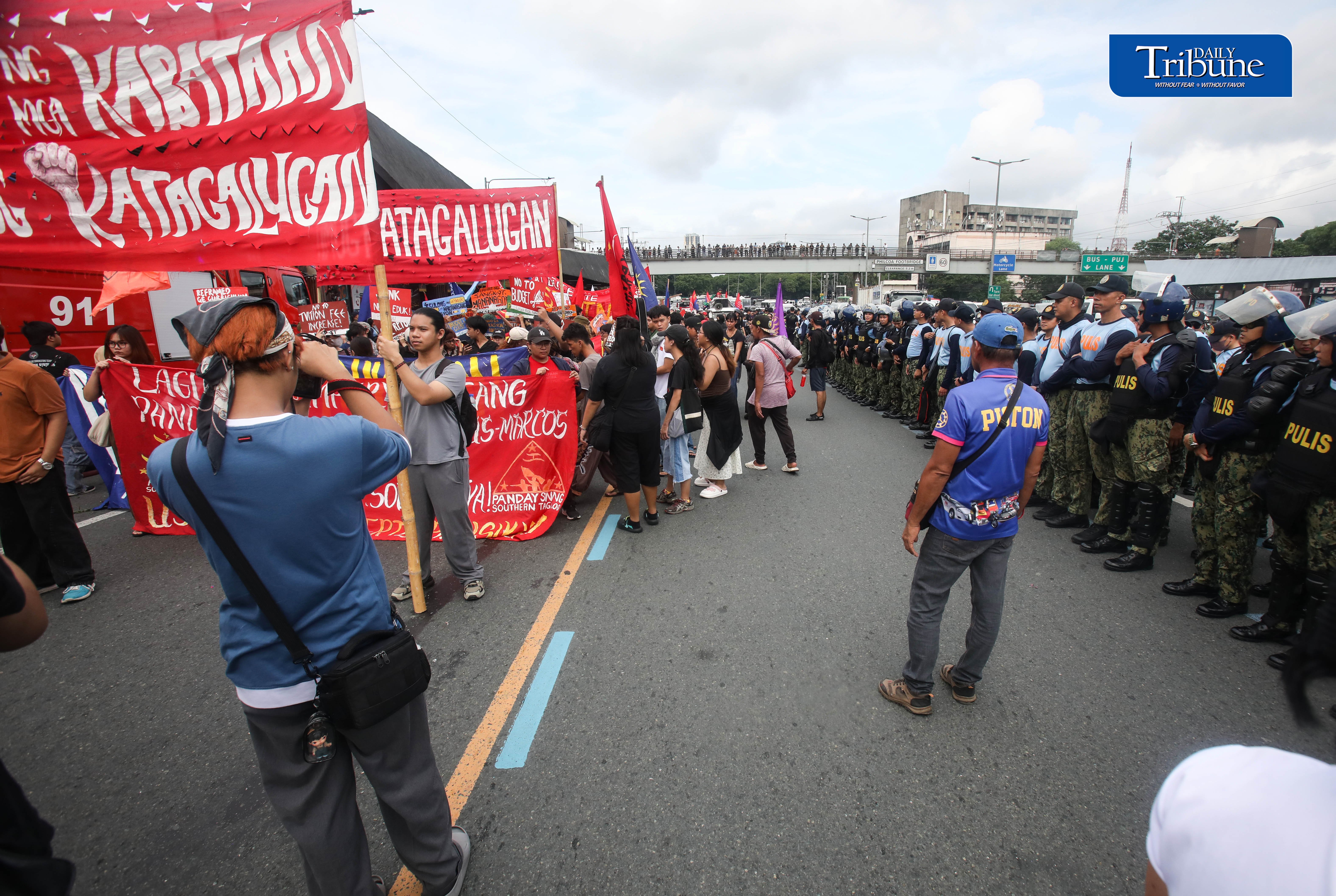 SONA protest at Philcoa