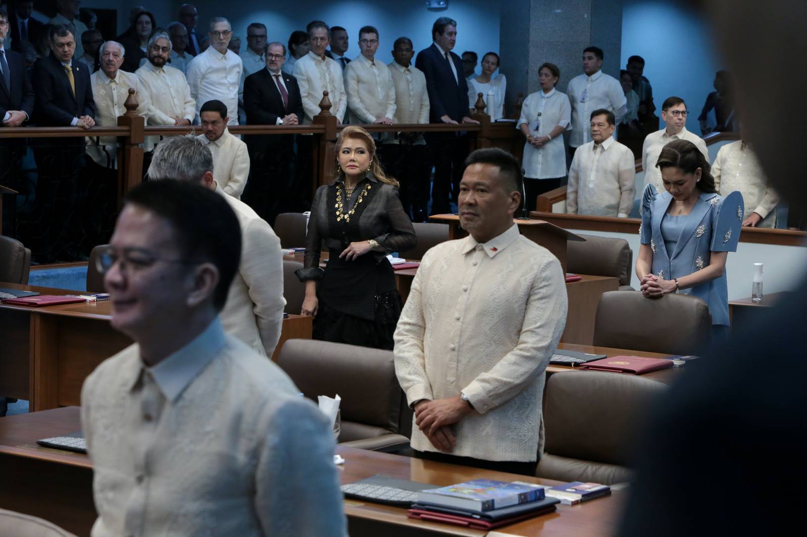 Senate president Sherwin Gatchalian leads the opening of the Second Regular Session of the 20th Congress on Monday, 27 July, 2026 in Pasay City.| Aram Lascano