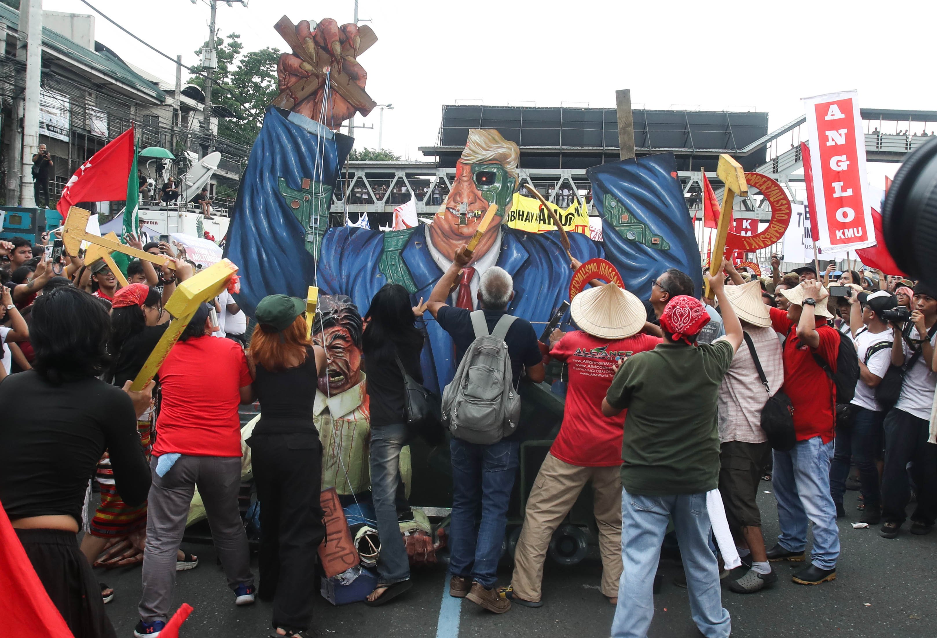 Tensions flare at SoNA protests; 51 activists nabbed