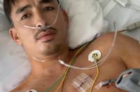 Christophe Bariou habang sumasailalim sa anim na buwan na treatment sa France.