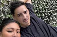 Chris Bariou with partner Nadine Lustre