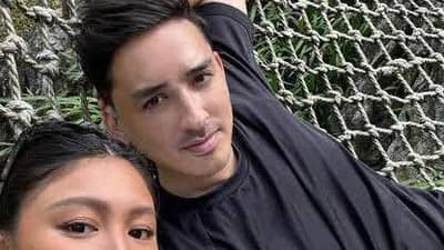 Chris Bariou with partner Nadine Lustre
