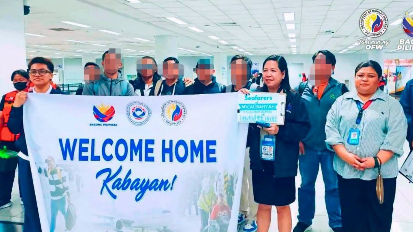 6 seafarers home from Hormuz incident