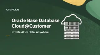 Oracle launches Cloud@Customer