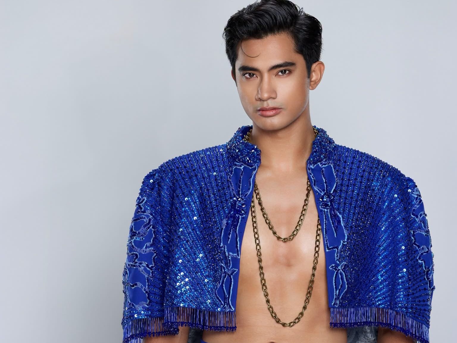 Felipe Marasigan on top 5 in Supra Model event for 2026 Mister Supranational