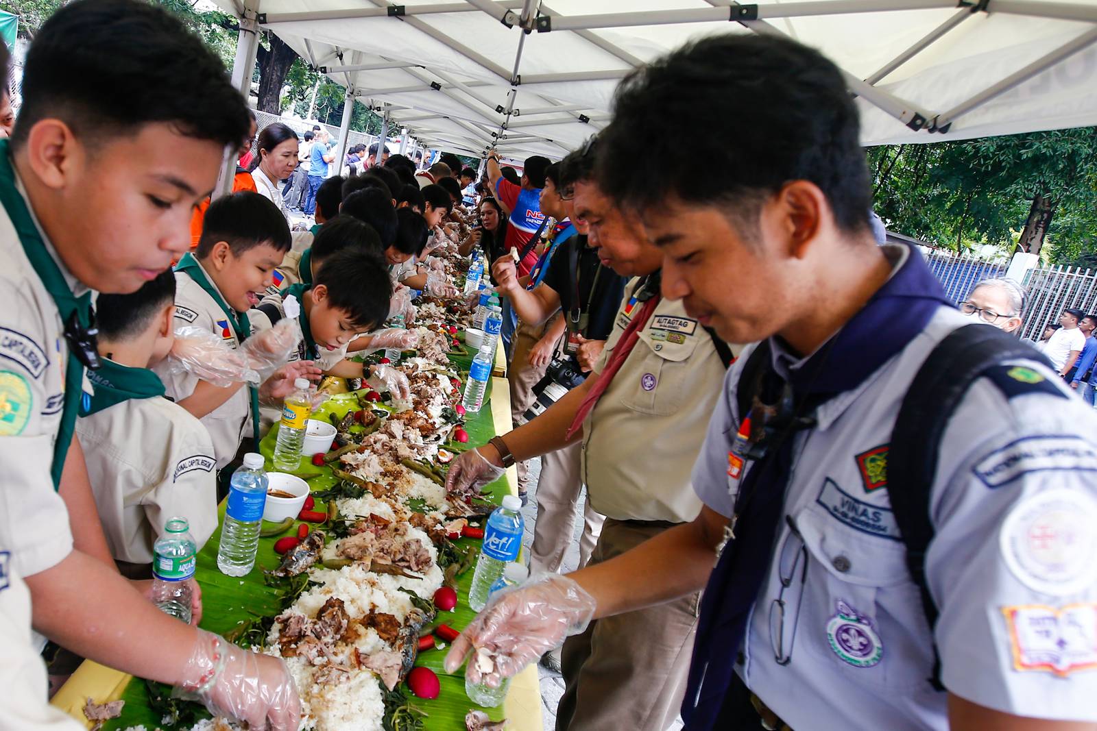 Former Vice President Jejomar Binay. Boy Scout