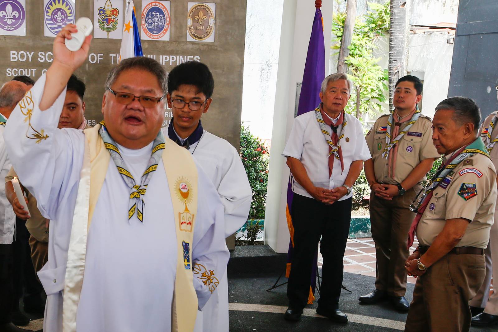 Former Vice President Jejomar Binay. Boy Scout