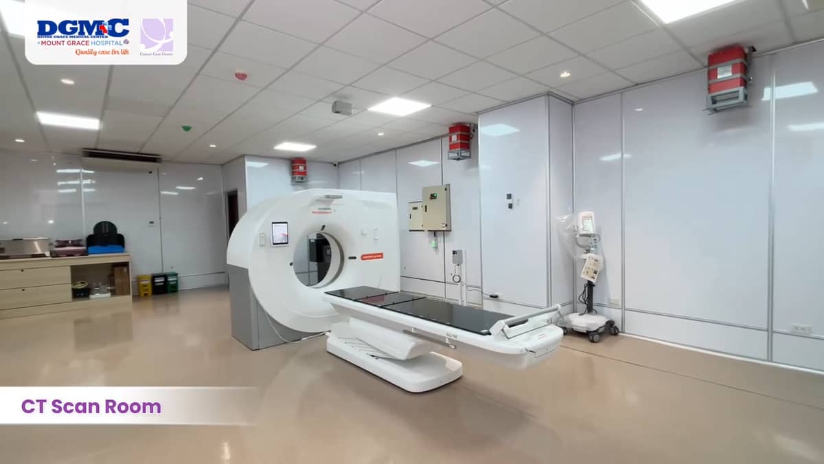 FIRST in Cavite. Representatives from Divine Grace Medical Center, Mount Grace Hospitals Inc., and Siemens Healthineers unveil the hospital's upcoming 384-slice CT scan, which will be the first of its kind in Cavite, strengthening advanced diagnostic imaging for patients across Region IV-A.