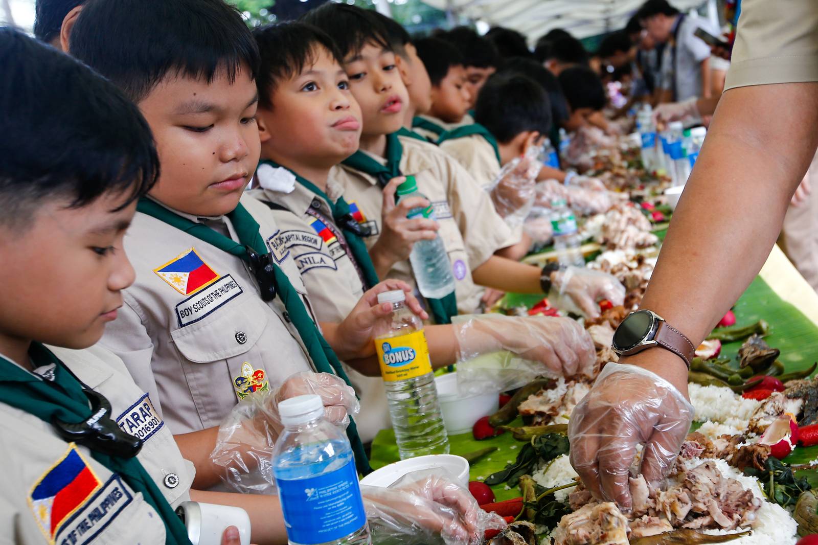 Former Vice President Jejomar Binay. Boy Scout