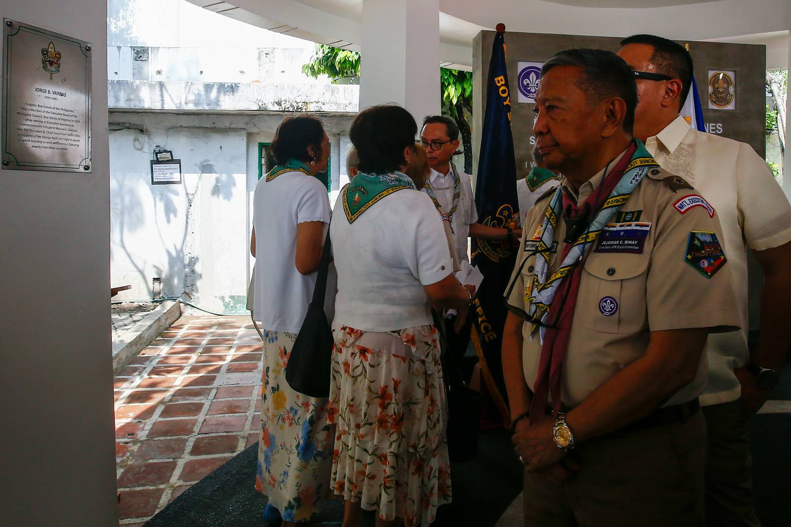 Former Vice President Jejomar Binay. Boy Scout