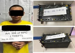Man arrested for trying to steal P300K worth of fiber equipment