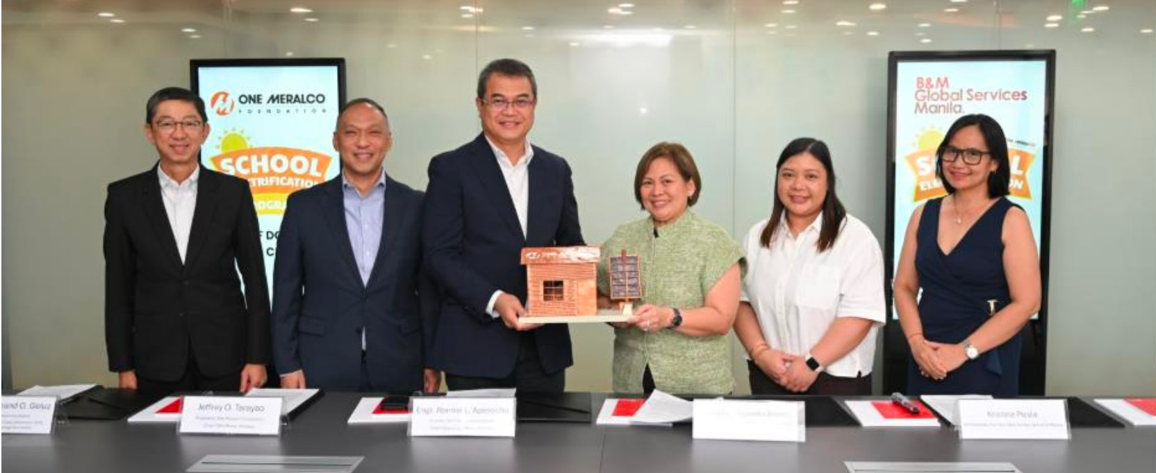 One Meralco Foundation, B&M to solarize Antipolo school