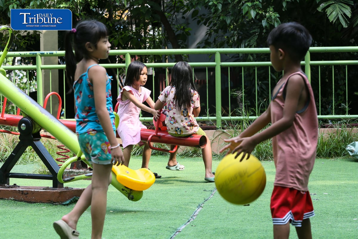 (July 30 2026) The group of children enjoy playing at the park in Quezon City, on Thursday July 30 2026 the day of an annual celebration of International Day of Friendship, it is celebrated to mark the importance of friendships and friends in promoting peace. Photo/Analy Labor