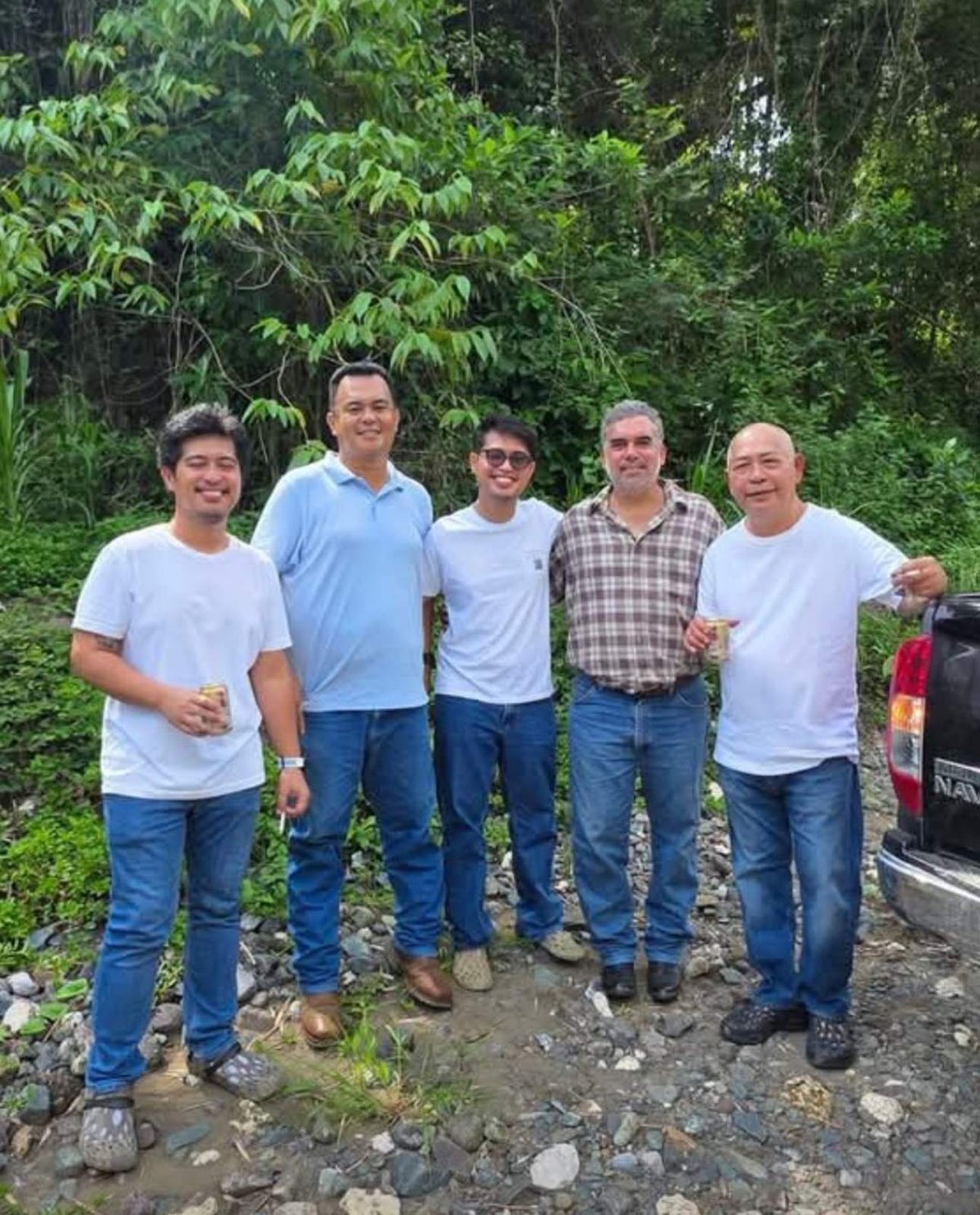 Carlos Pono, Adrian del Mar, Kyle Pono, Paco Jarque and Carmelo Pono.