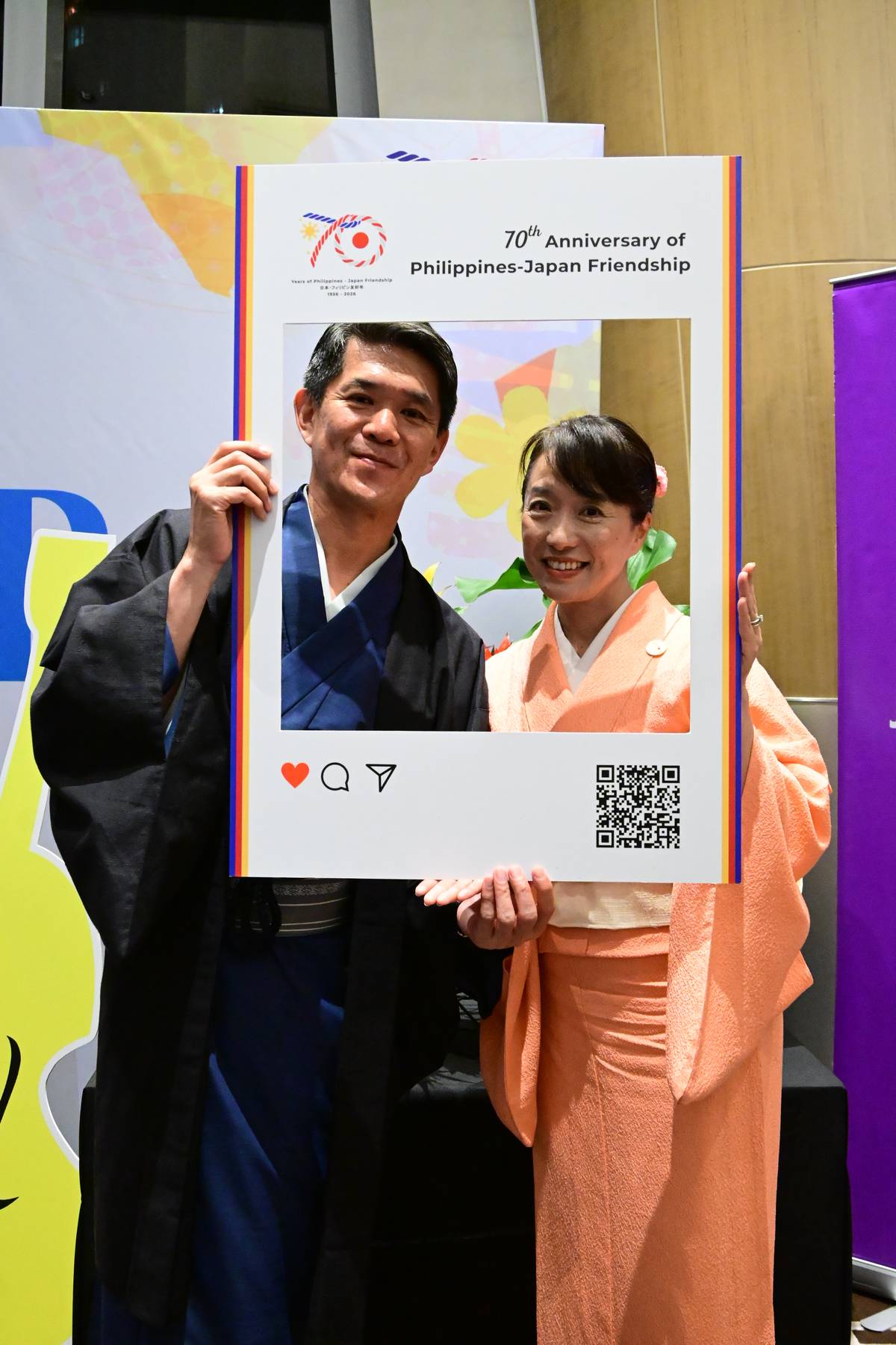 Picture-perfect Ambassador ENDO Kazuya and Madame Akiko are instrumental in highlighting the pathways of friendship and collaboration between countries, as showcased during the opening of the 70th anniversary of Philippines-Japan Friendship.
