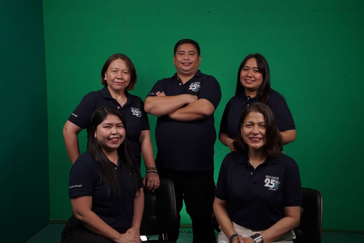 (Clockwise from left) Jelene Galvan, Ann Llena, Gene Galvan, Patricia Ramirez and Chingkee Mangcucang.