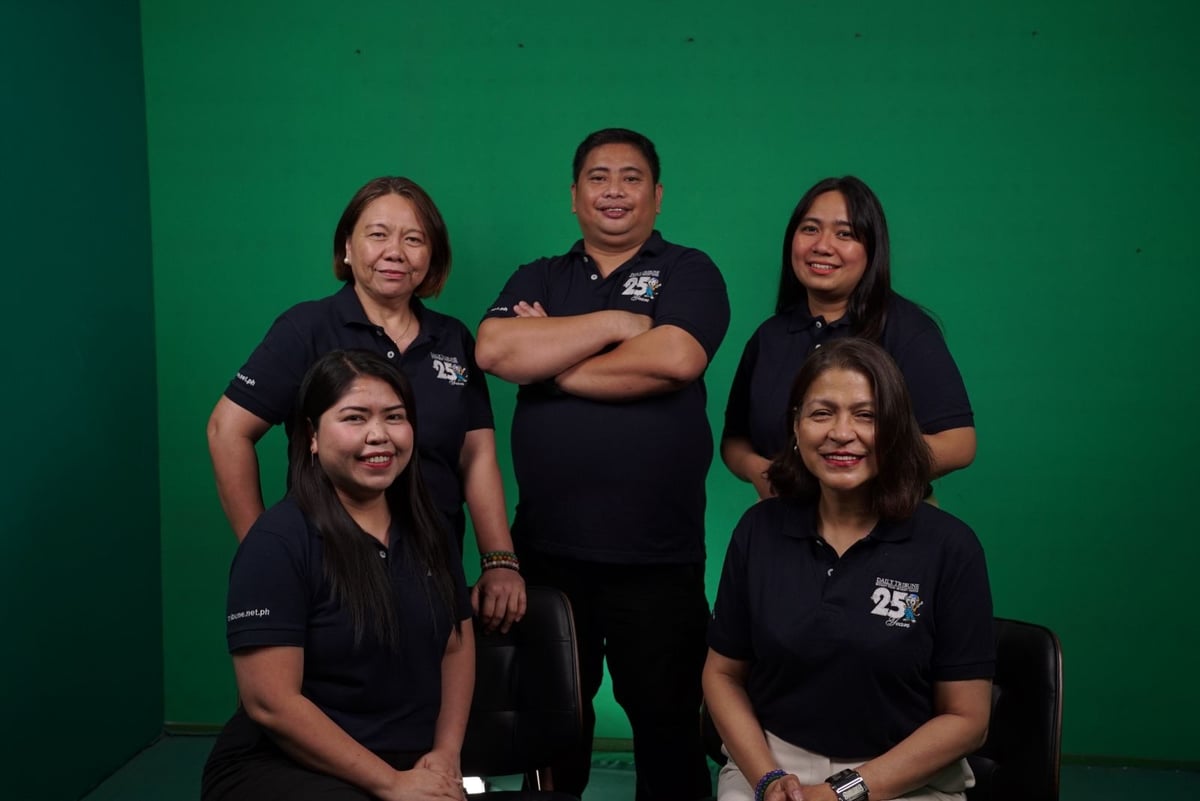 (Clockwise from left) Jelene Galvan, Ann Llena, Gene Galvan, Patricia Ramirez and Chingkee Mangcucang.