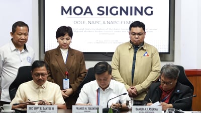DoLE renews anti-poverty partnership with NAPC
