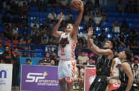 CEDRICK Manzano pumps in a double-double performance to lift the Quezon Huskers to a 78-71 win over the San Juan Knights in the MPBL 2026 Season on Thursday.
