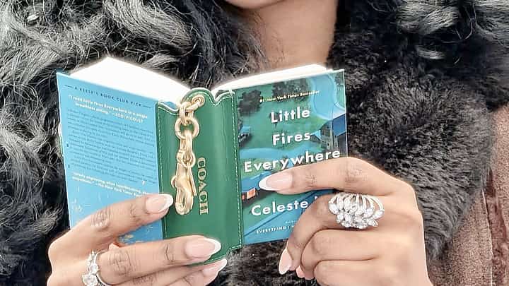 COACH's book bag charm. Stories are best experienced one page at a time.
