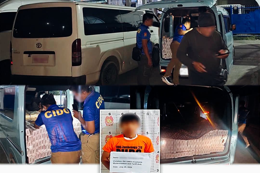 P2M smuggled cigarettes seized in Zamboanga