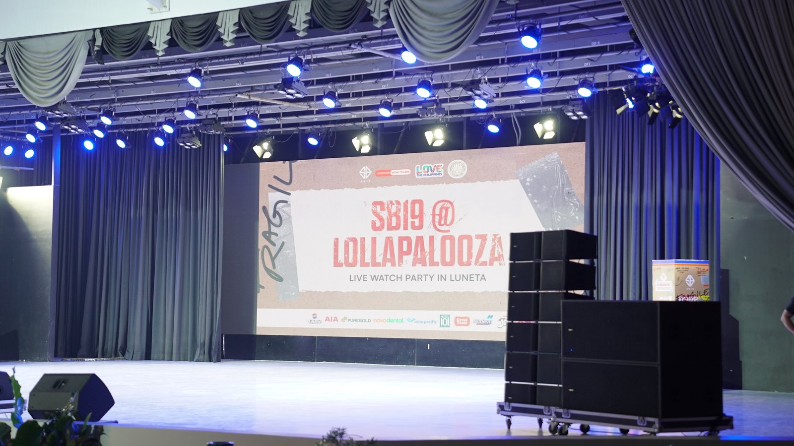 WATCH party at the Rizal Park Open Air Auditorium in Manila.