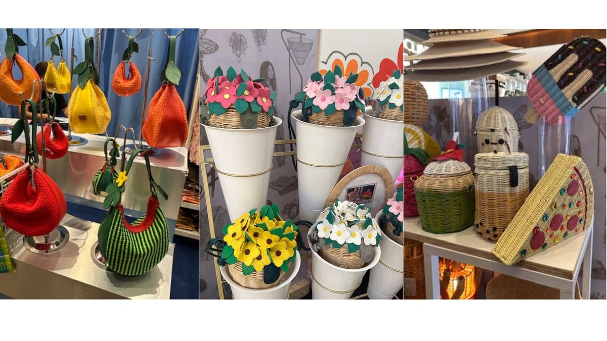 From fruity bags at R2R, to bags disguised as bouquets at Zarah Juan, to our favorite snacks made out of rattan