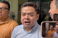Bicol Saro Rep. Terry Ridon at the Quezon City Prosecutor's Office on Friday, 31 July, to submit a counter-affidavit on the complaint filed by Atty. Mans Carpio concerning the alleged unlawful disclosure of reports from the AMLC.