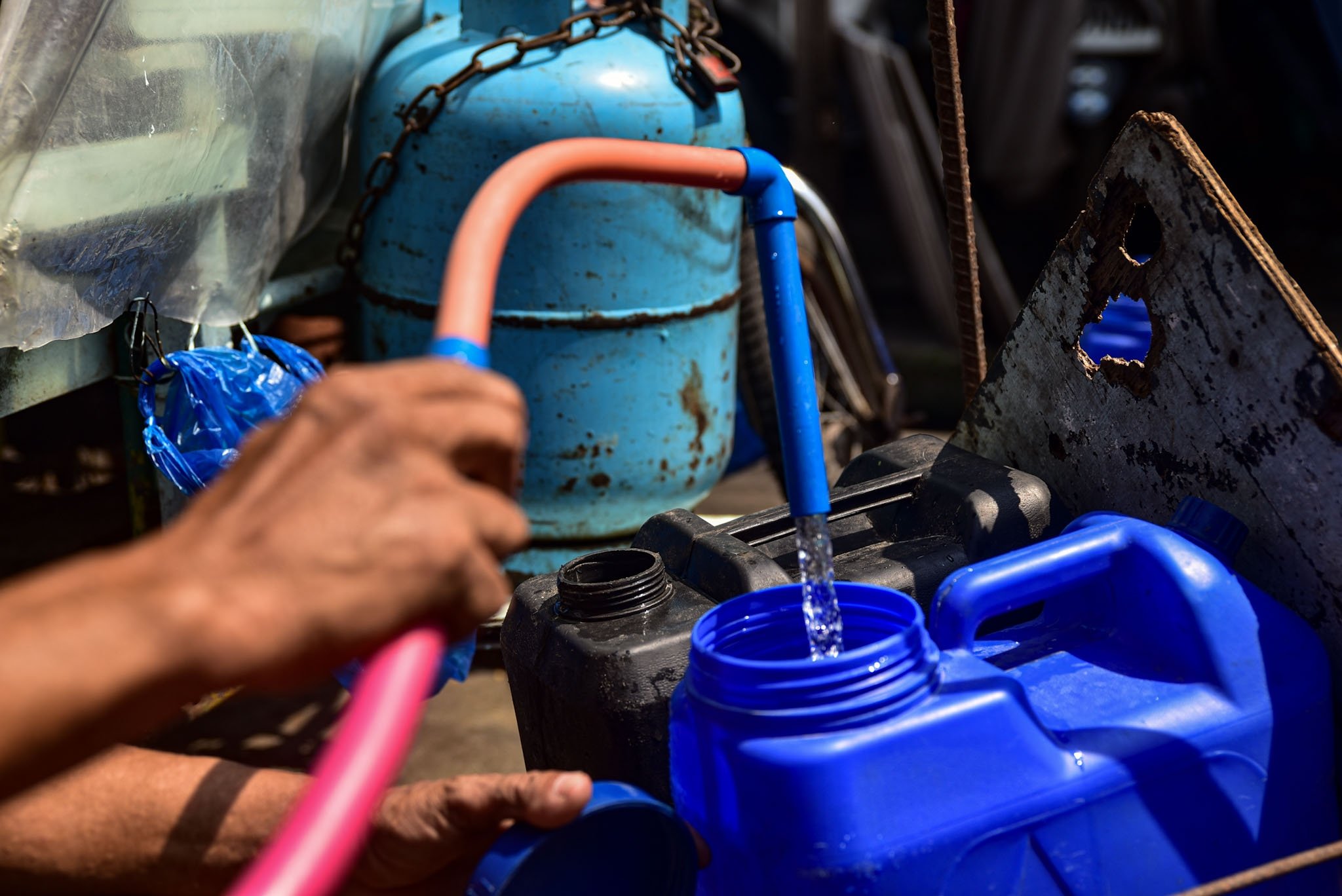 Water interuption in Baseco Compound 