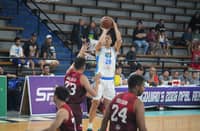 CHITO Jaime posts an all-around performance to lead the Bataan Giant Risers to a 110-97 win over the Manila Batang Quiapo in the MPBL 2026 Season at the One Arena Cainta in Rizal Province.