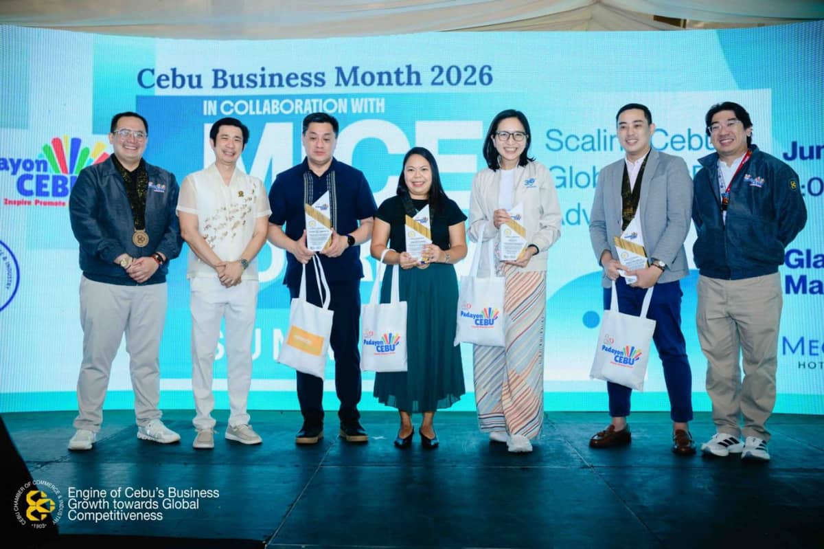 Christine Villanueva, Head of Communications and Strategy of Aboitiz InfraCapital Airports, joins fellow aviation and airline leaders during the panel discussion "Air Connectivity and Destination Marketing," highlighting the importance of collaboration, seamless connectivity, and destination development in strengthening Cebu's MICE and tourism sectors.