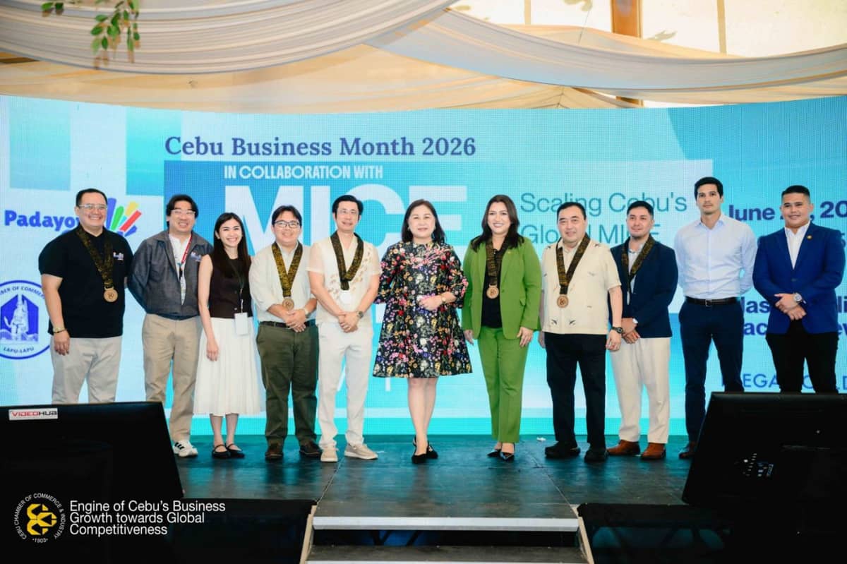 Industry leaders from government, aviation, tourism, and the private sector gather at the Cebu Business Month 2026 MICE Tourism Summit to discuss strategies for strengthening Cebu's position as a globally competitive Meetings, Incentives, Conferences, and Exhibitions (MICE) destination through connectivity, collaboration, and destination development.