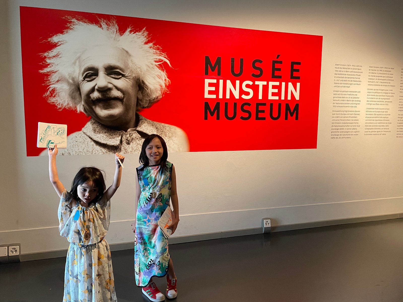 Inside the Einstein Museum containing the scientist’s personal effects and other artifacts.
