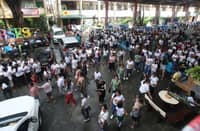 Members of the Pantawid Pamilyang Pilipino Program (4Ps) joined the Brigada Eskwela activities at Bagong Silangan Elementary School in Quezon City on Monday, 1 June.