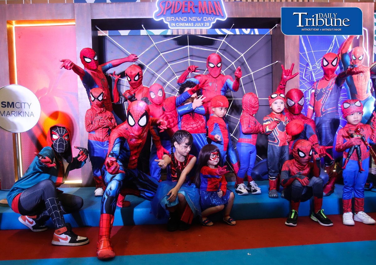 (August 01 2026) Cosplayers join the costume contest and parade during the Spider-Man fandom gathering and celebrating the  Spider-man Brand New Day movie, the 4th installment of actor Tom Holland, Zendaya and Fil-Am actor Jacob Batalon in the Spider-man franchise, at SM City Marikina on Saturday, August 1, 2026. Photo/Analy Labor