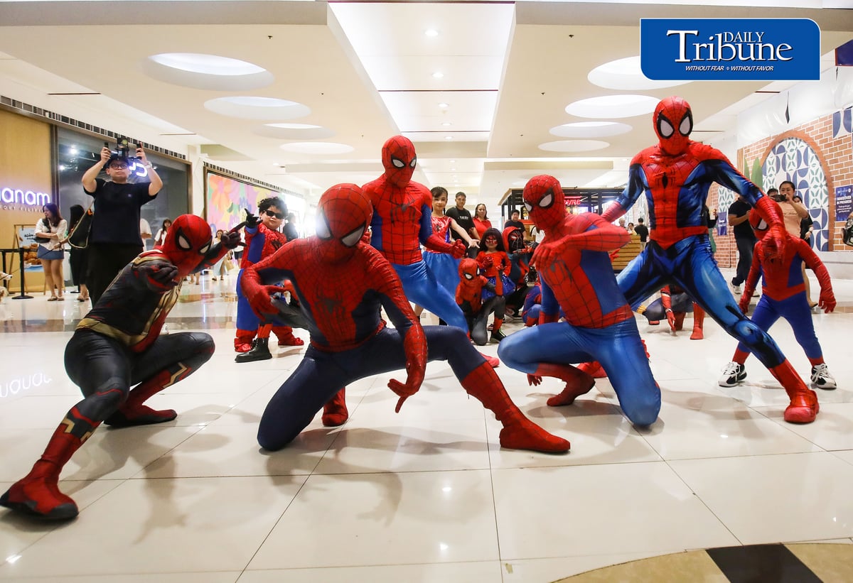 (August 01 2026) Cosplayers join the costume contest and parade during the Spider-Man fandom gathering and celebrating the  Spider-man Brand New Day movie, the 4th installment of actor Tom Holland, Zendaya and Fil-Am actor Jacob Batalon in the Spider-man franchise, at SM City Marikina on Saturday, August 1, 2026. Photo/Analy Labor