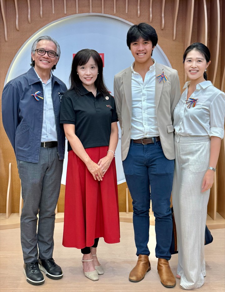 RICHIE Lerma, Madame Endo Akiko, Diego and Karen Lerma.