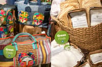 BIDIBIDI bags and Beyond Borders Tea Towels.