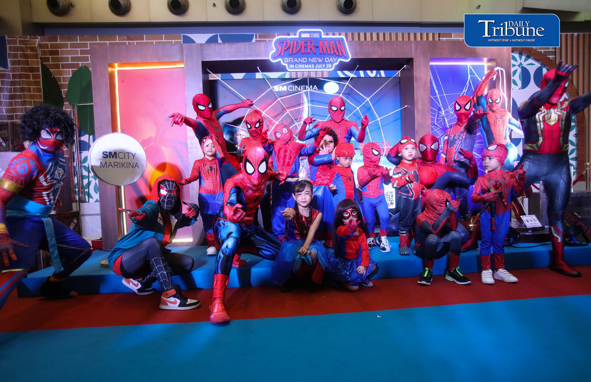 (August 01 2026) Cosplayers join the costume contest and parade during the Spider-Man fandom gathering and celebrating the  Spider-man Brand New Day movie, the 4th installment of actor Tom Holland, Zendaya and Fil-Am actor Jacob Batalon in the Spider-man franchise, at SM City Marikina on Saturday, August 1, 2026. Photo/Analy Labor