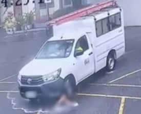 LTO suspends license after child run over in Quezon City church parking lot