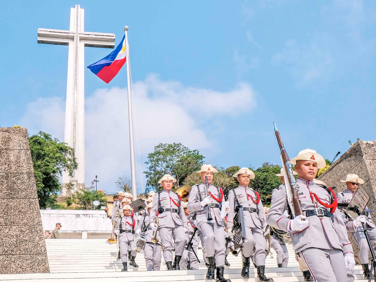 Mt. Samat National Shrine, or the Dambana ng Kagitingan in Bataan, is a symbol of the fierce 1942 Battle of Bataan and the largest surrender of US and Filipino forces to the Japanese army during World War II.