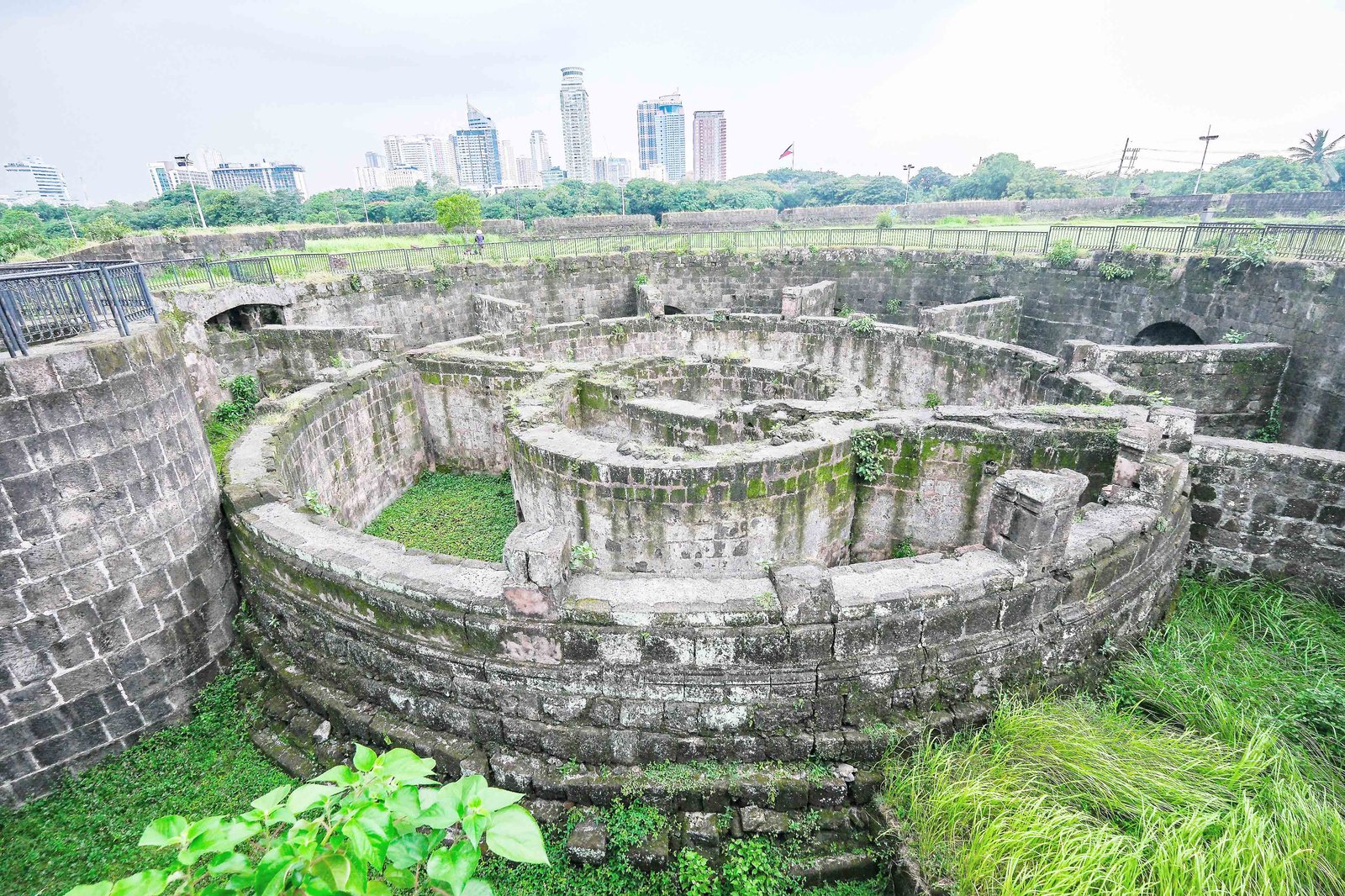 The Baluarte de San Diego in Intramuros, Manila, built to defend the southern and southwestern bayside boundaries of the walled city of Intramuros against enemy attacks and invasions.