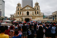 Rainy First Sunday Mass