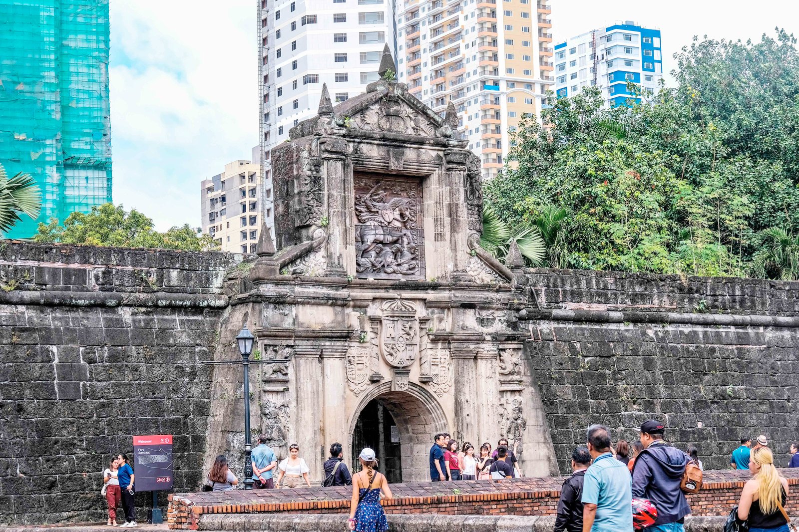 Fort Santiago is the historic stone citadel in Intramuros where Philippine national Hero Jose Rizal was imprisoned before his execution, and served as a military headquarters for Spanish, British, American and Japanese regimes.